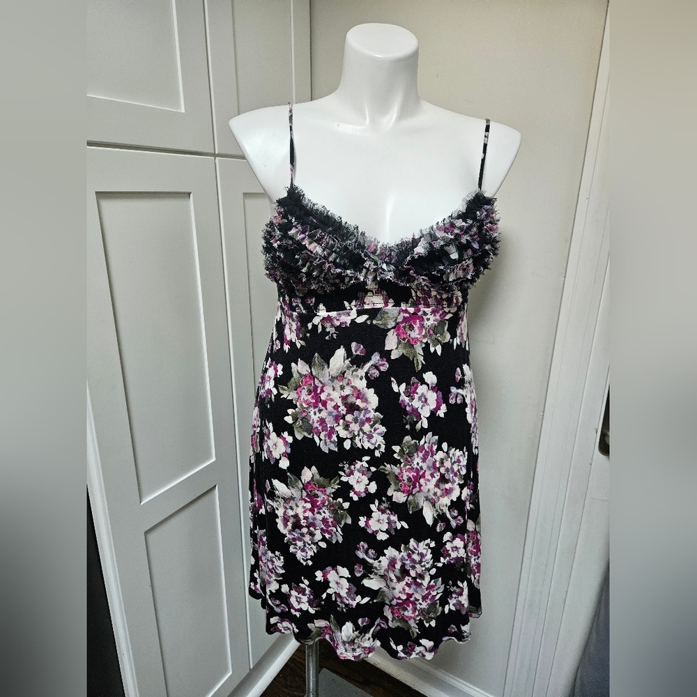 Candie’s Floral Ruffle Dress - Size Small - UPC J1